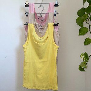 Awesome Deal!! St. John's Bay Three Count (3) Classic Ribbed Tanks